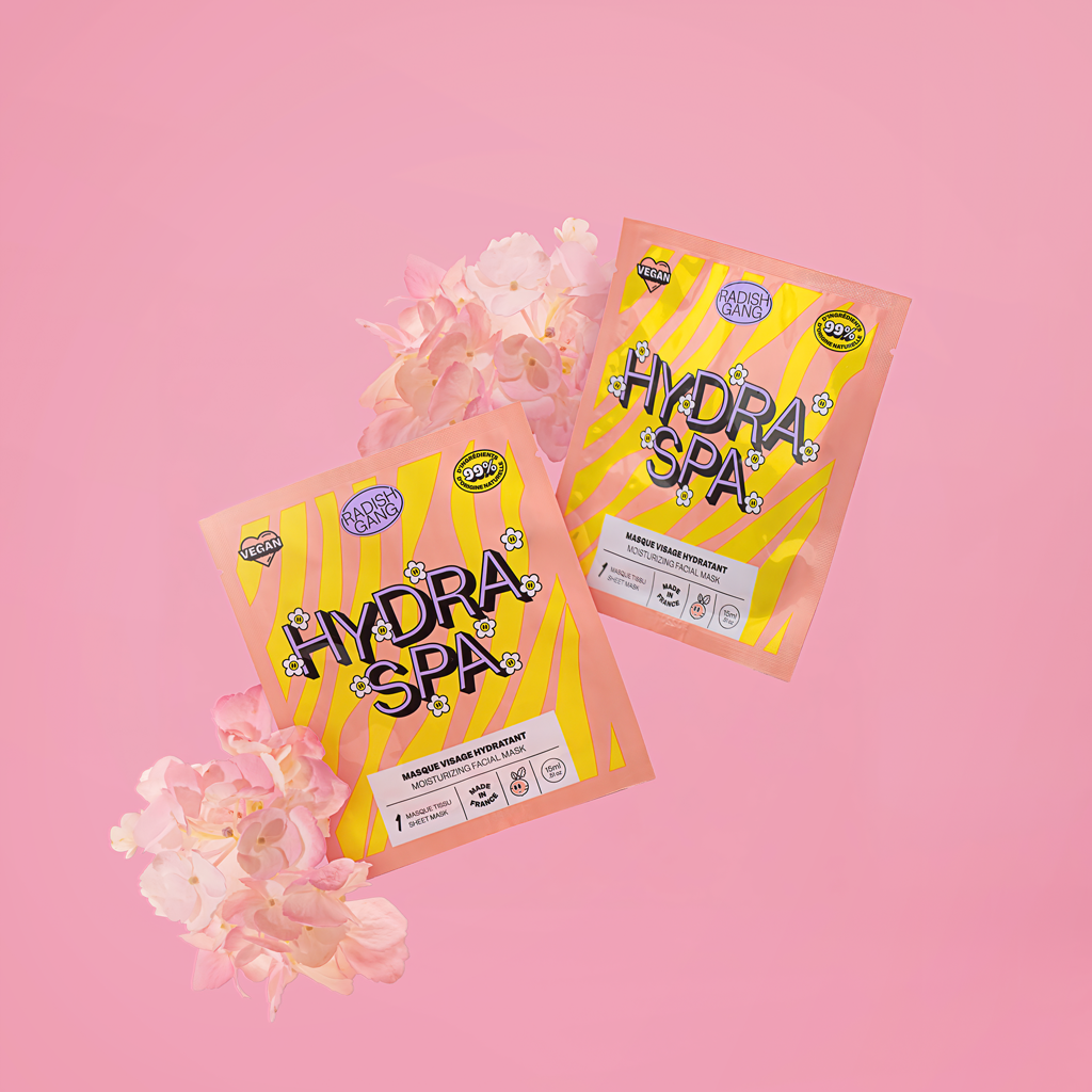 Masque hydratant anti-âge au acide hyaluronique – soin vegan Beauthé Box, idéal en cadeau bien-être